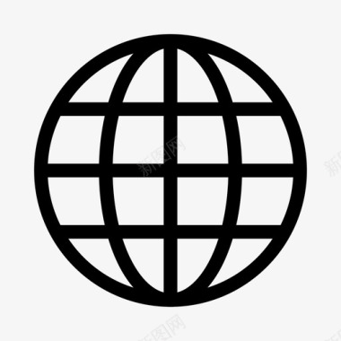 地球仪互联网互联网标志图标图标
