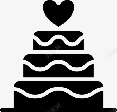 生日蛋糕蛋糕生日蛋糕新郎新娘图标图标