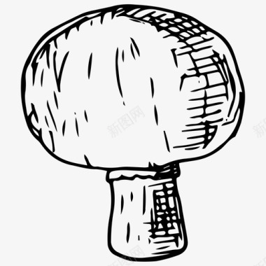 蘑菇香菇食物图标图标
