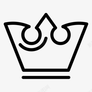 矢量公主素材皇冠国王陛下图标图标