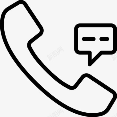 电话交谈通话沟通图标图标