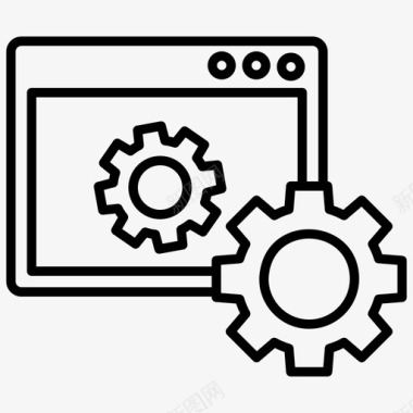 渐变速度线网站优化数字营销网站开发图标图标