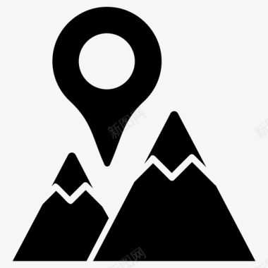 地理定位地理信息系统地理定位或定位图标图标