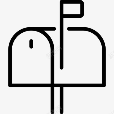 邮箱qq邮箱通信和媒体线性图标图标