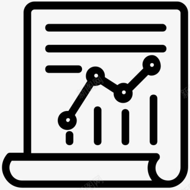 销售工作计划信息图表报告财务报告增长分析图标图标