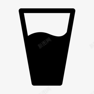 杯子里有饮料杯子图标图标