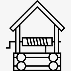 老井老井建筑物水图标高清图片