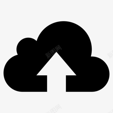 服务器上传云数据图标图标