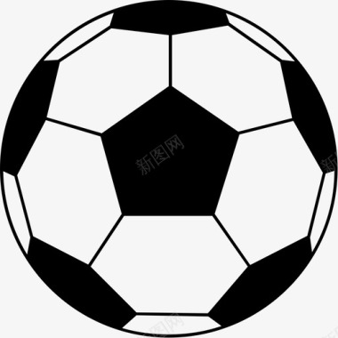 足球球体图标图标