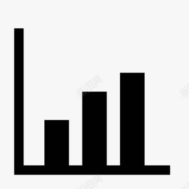 数学图标图表条形图数学图标图标