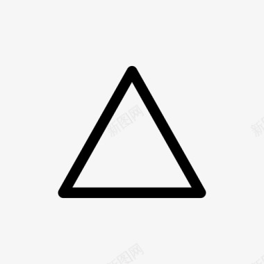 物体形状三角形形状图标图标