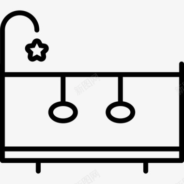 玩具弹簧圈玩具围栏宝贝图标图标