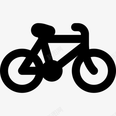 自行车交通工具环保型图标图标
