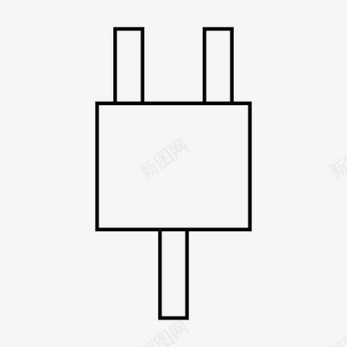 电源插头点烟器插件图标图标