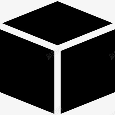 立方体等距透视图标图标