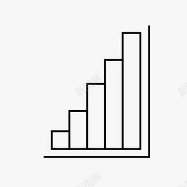 条形素材条形图分析图形图标图标