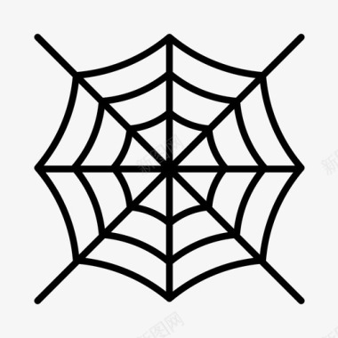 蜘蛛网动物昆虫图标图标
