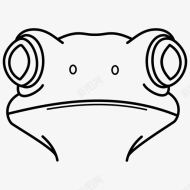 猴蛙蜡树图标图标