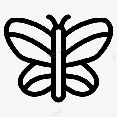 蝴蝶美丽帝王图标图标