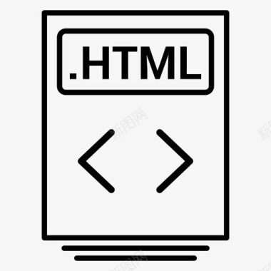 html文件web图标图标