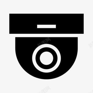 公共信息标志安全标志安全摄像头闭路电视保护图标图标