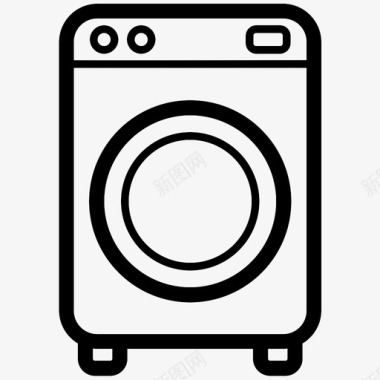 洗衣机电子小工具图标图标