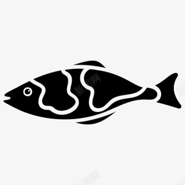 芭比鱼水生鱼淡水鱼图标图标