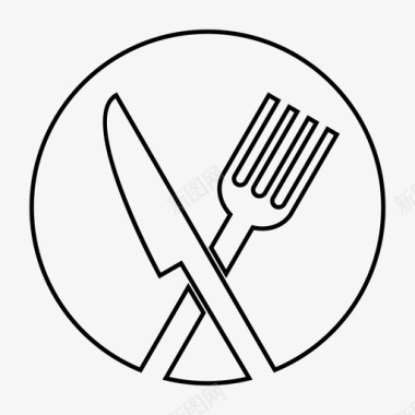 吃食物厨房图标图标