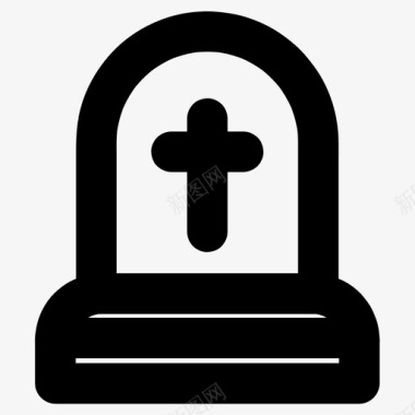 撕裂死亡葬礼图标图标