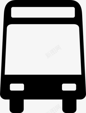 公共交通标识公共汽车公共交通车辆图标图标