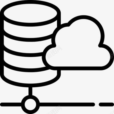 云服务器云托管数据数据存储图标图标