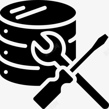 托管服务器机架数据库维护数据存储网络服务器图标图标