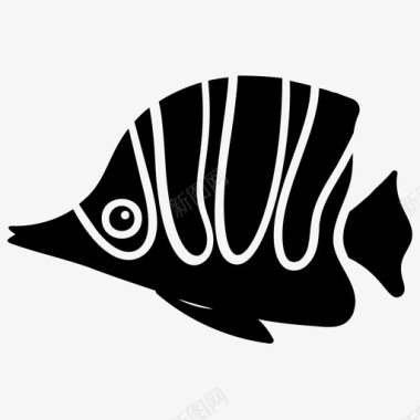 神仙神仙鱼水生鱼淡水鱼图标图标