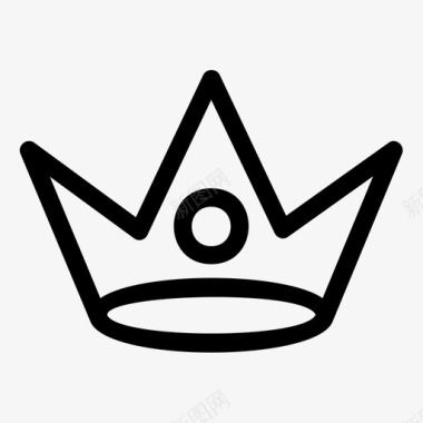 矢量公主素材皇冠国王陛下图标图标