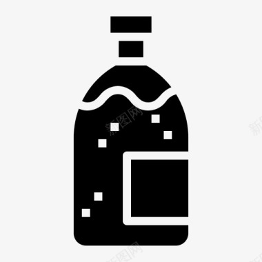 苏打水饮料柠檬水图标图标
