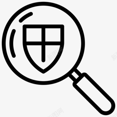 安全安全搜索数据保护图标图标