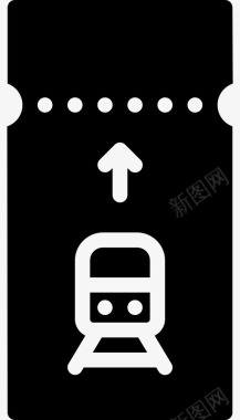 火车票旅行旅游图标图标