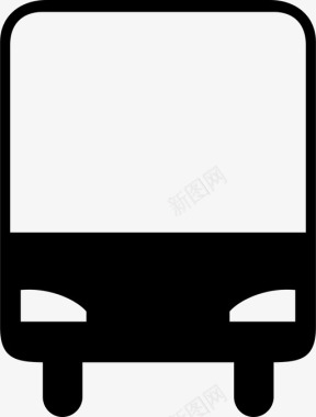 公共交通标识公共汽车公共交通车辆图标图标