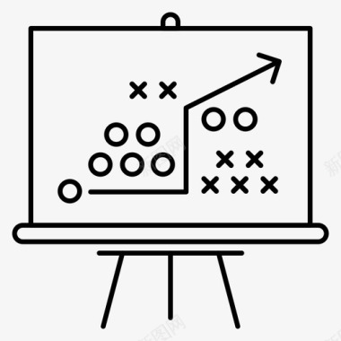 棋盘战略棋盘图表图标图标