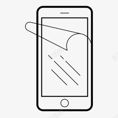 冬季保护屏幕保护器屏幕保护设备图标图标
