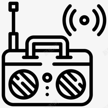 艾灸广告广播广告技术图标图标