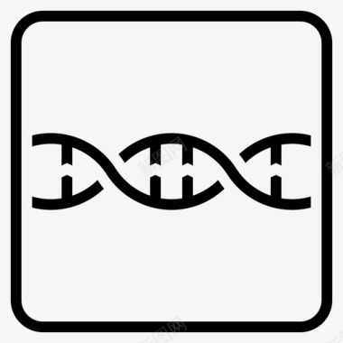 基因检查生物技术生物dna图标图标