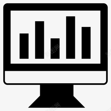 抽象图表图表数学统计图标图标