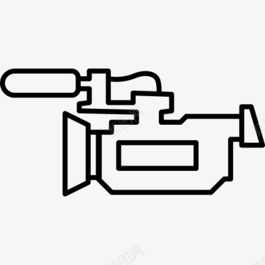 电影宣传片摄像机技术电影图标图标