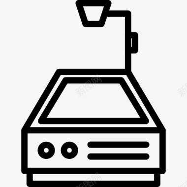 办公类展板投影仪办公室学校图标图标