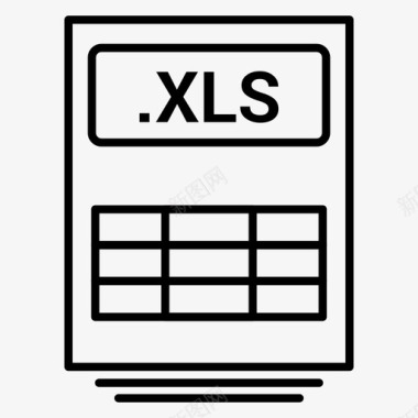 XLSxlsexcel文件图标图标