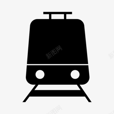 公交地铁标识地铁铁路火车图标图标