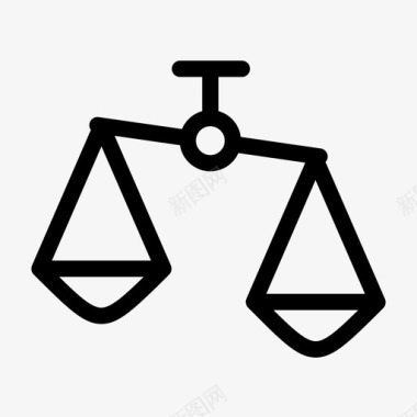 正义石狮子平衡法官正义图标图标