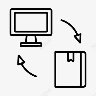电子书电脑教育图标图标