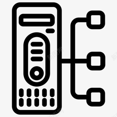 服务器共享web宿主数据库服务器共享服务器图标图标